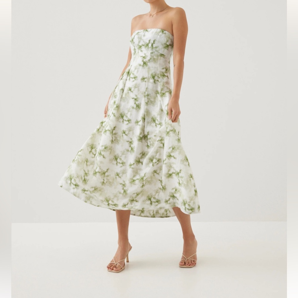 Rei Fit and Flare Midaxi Dress in Heirloom Botanicals